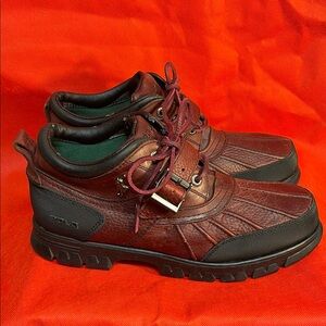 Polo by Ralph Lauren Men's burgundy Leather Shoes